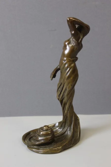 Bronze Femme Dansant Art Nouveau Par Heurtebise