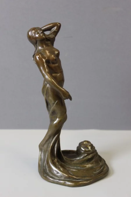 Bronze Femme Dansant Art Nouveau Par Heurtebise