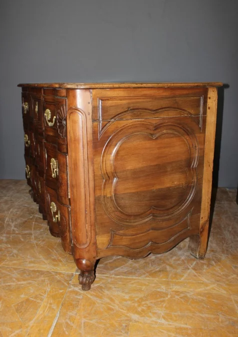 Commode Arbalète Provençale En Noyer XVIII
