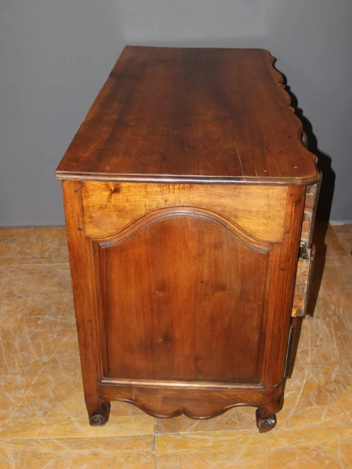 Commode Arbalète En Noyer XVIII