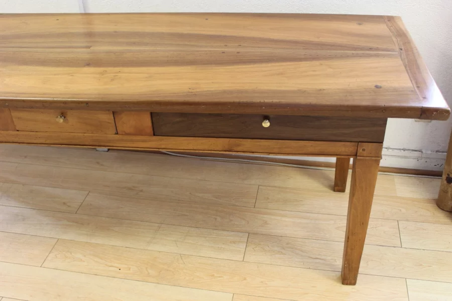 Boite à thé par Tahan en marqueterie XIX