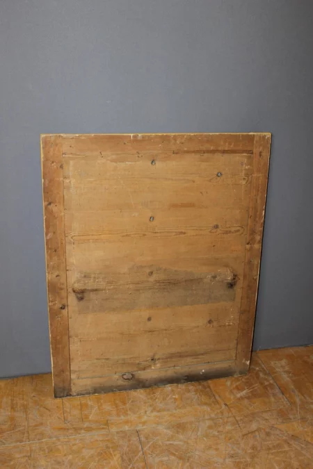 Miroir restauration en stuc doré XIX