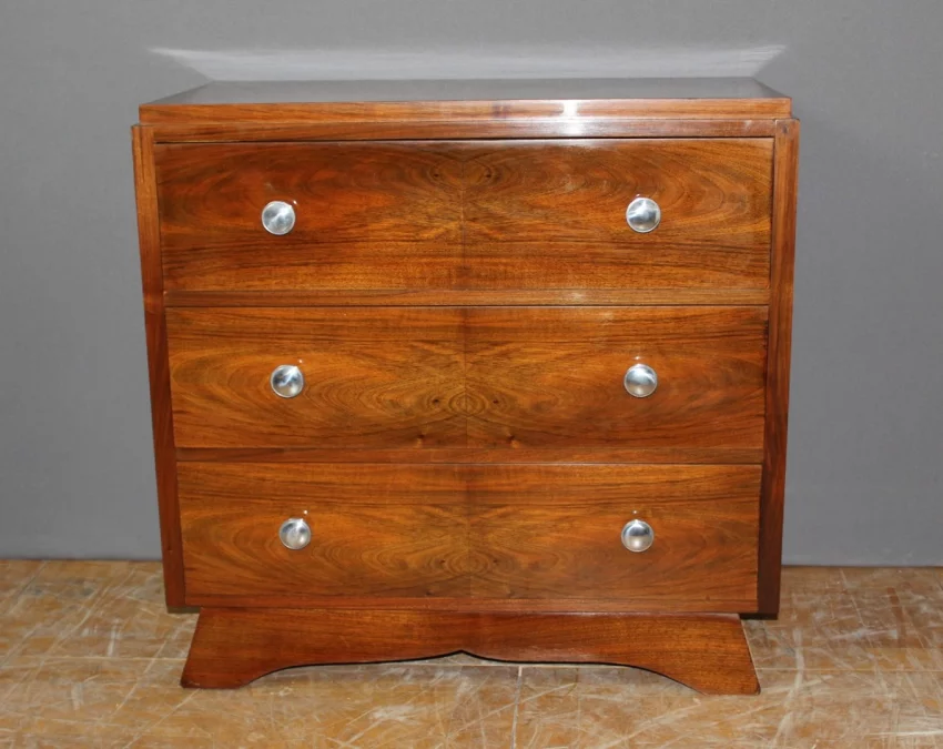 Commode d'époque Art Déco en Noyer vers 1930