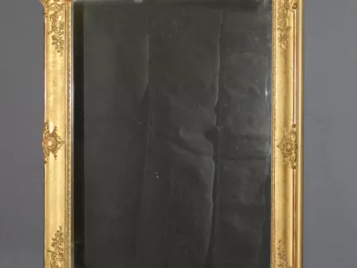 Miroir d'époque Restauration en Stuc Doré XIX