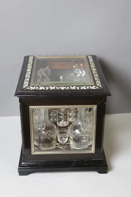 Cave à Liqueur Napoléon III aux  Grappes de Raisin Fin XIX