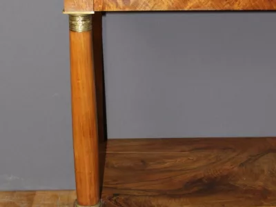 Console Empire en Noyer XIX