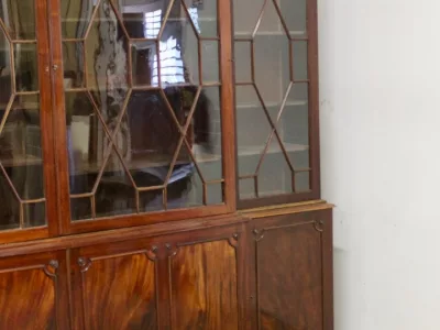 Bibliothèque Anglaise en Acajou fin XIX