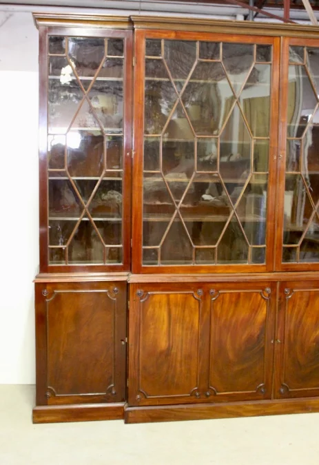 Bibliothèque Anglaise en Acajou fin XIX