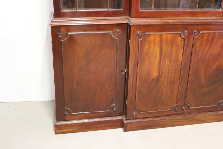 Bibliothèque Anglaise en Acajou fin XIX