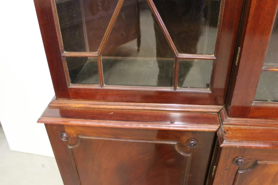 Bibliothèque Anglaise en Acajou fin XIX