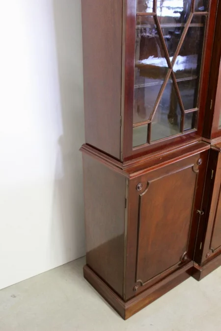 Bibliothèque Anglaise en Acajou fin XIX