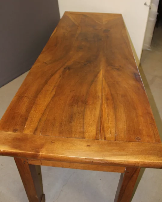 Table de Ferme en noyer 231  cm , XIXe