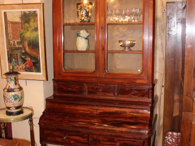 Bureau vitrine Louis Philippe