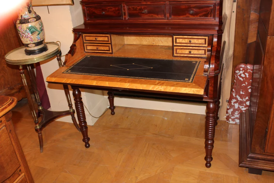 Bureau vitrine Louis Philippe