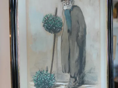 РИСУНОК ГУАШЕЙ Жоржа Турнона