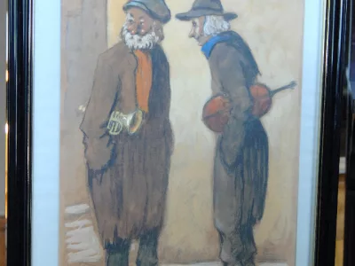 РИСУНОК ГУАШЕЙ Жоржа Турнона