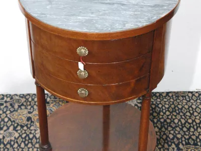 Table chiffonniere tripode de forme tambour