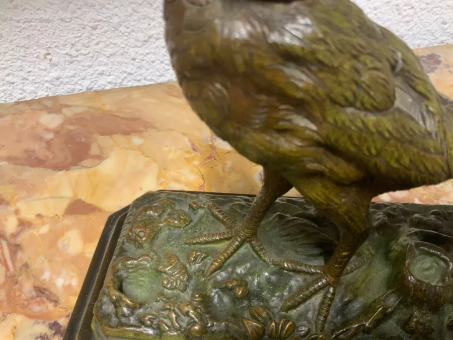 Pair of bronze pheasants