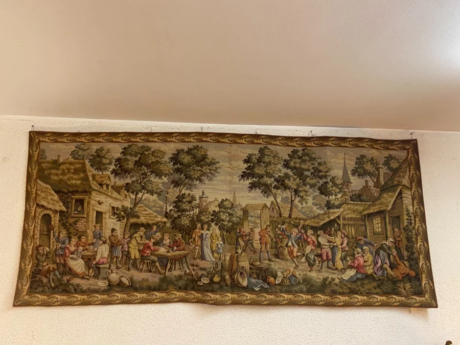Tapisserie des Gobelins, fête villageoise.