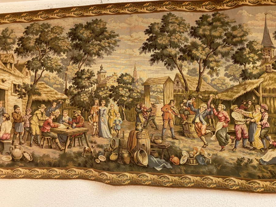 Tapisserie des Gobelins, fête villageoise.