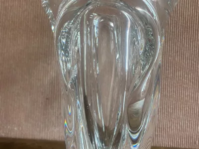 Vase en cristal de Sèvres.