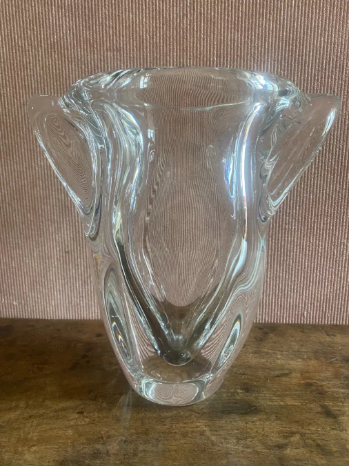 Vase en cristal de Sèvres.