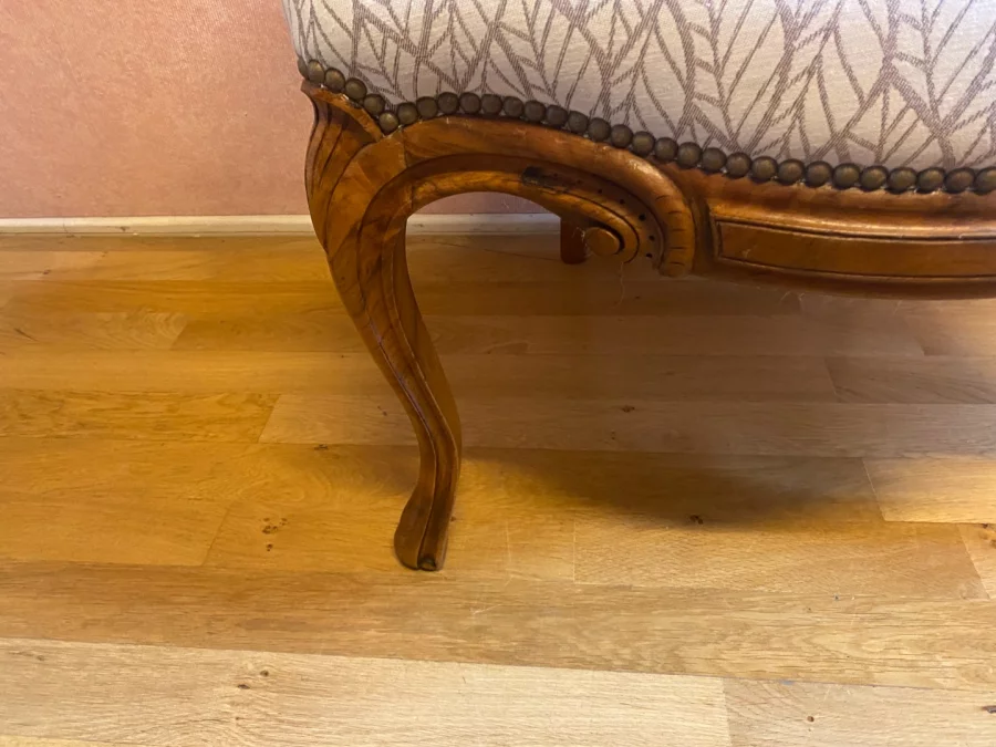 Fauteuil de bureau en noyer