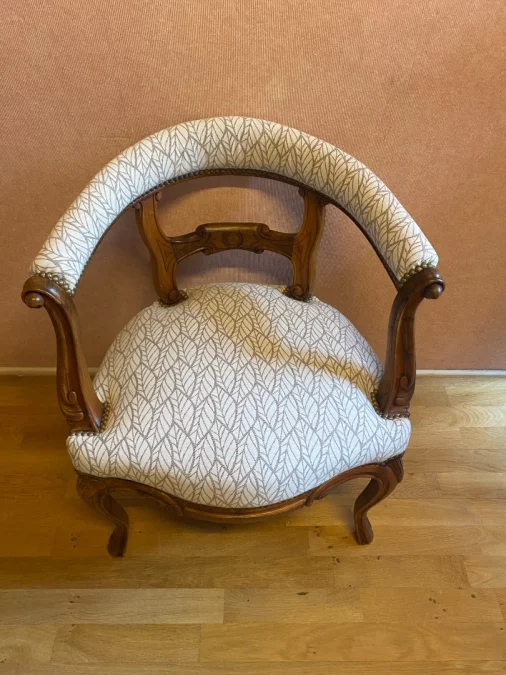 Fauteuil de bureau en noyer