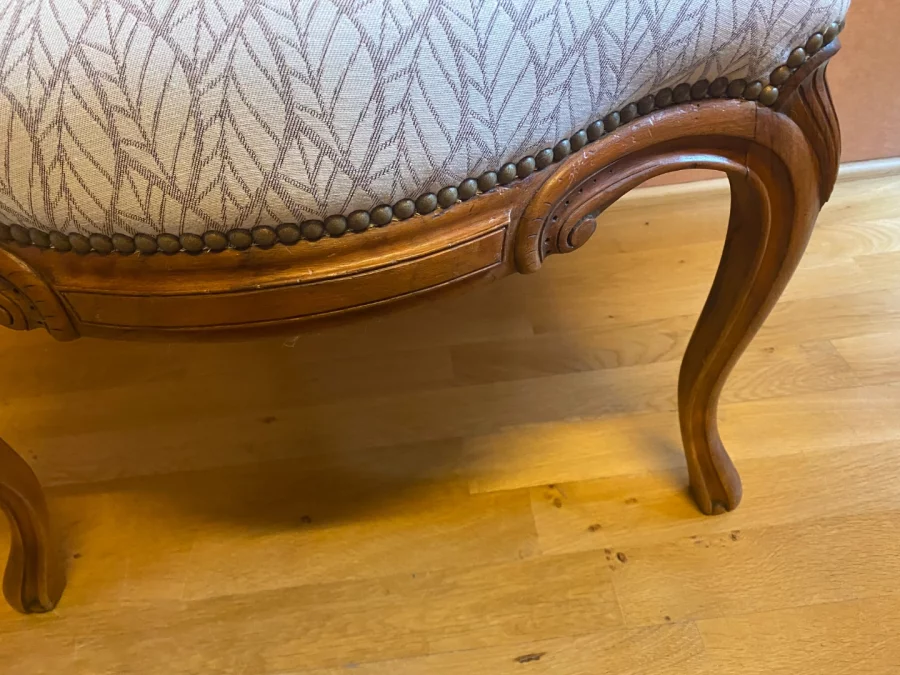 Fauteuil de bureau en noyer