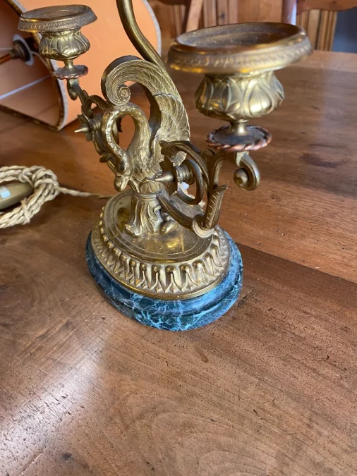 Paire de lampes de bureau, style consulat.