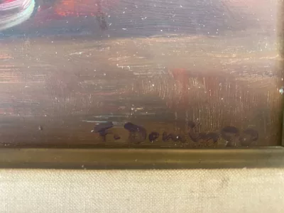 Huile sur toile signée Françisco Domingo 1893-1974