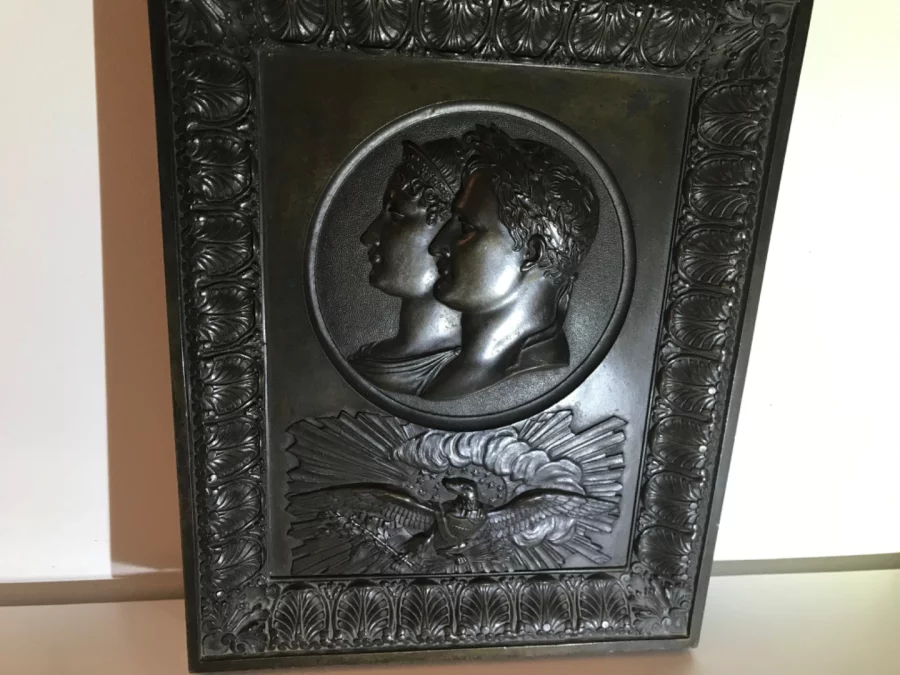 BRONZO di NAPOLEONE E L'IMPERATRICE