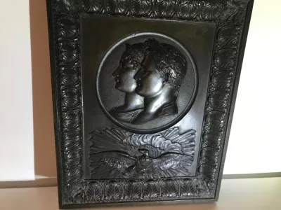 BRONZO di NAPOLEONE E L'IMPERATRICE