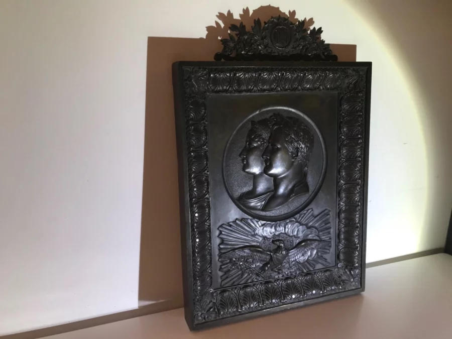 BRONZO di NAPOLEONE E L'IMPERATRICE