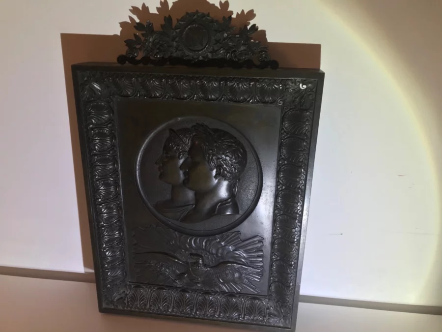 BRONZO di NAPOLEONE E L'IMPERATRICE