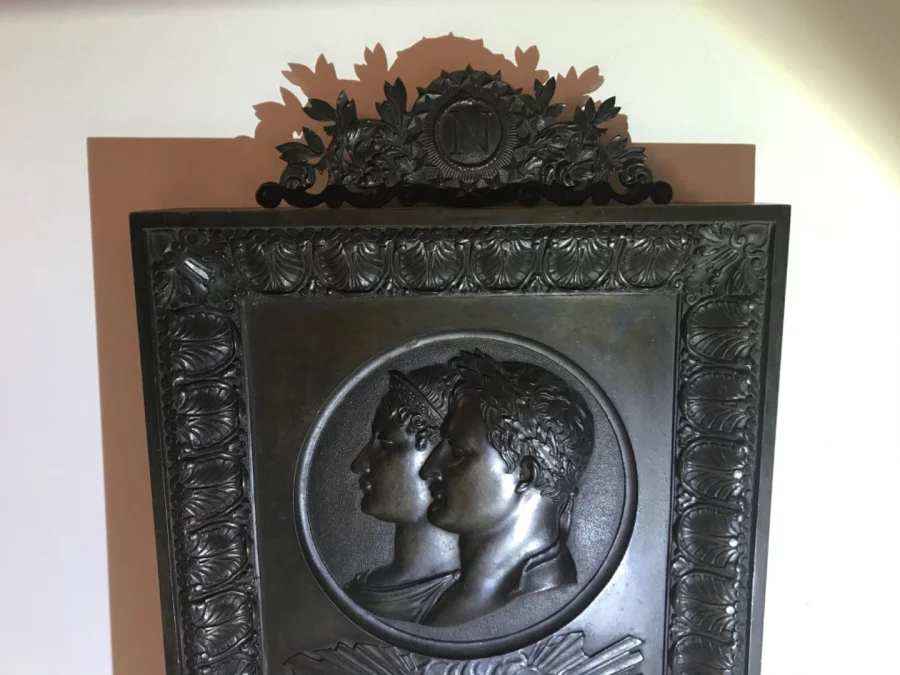 BRONZO di NAPOLEONE E L'IMPERATRICE