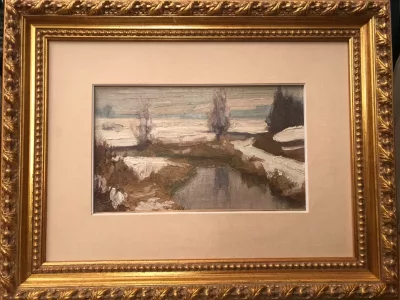 OLIO SU TELA di JULES EMILE ZINGG