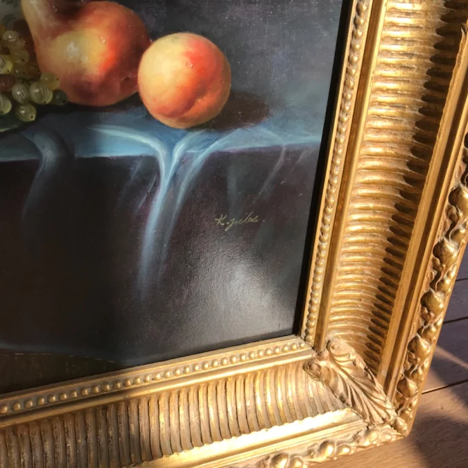 OLIO SU TELA NATURA MORTA