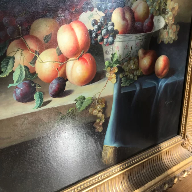 OLIO SU TELA NATURA MORTA