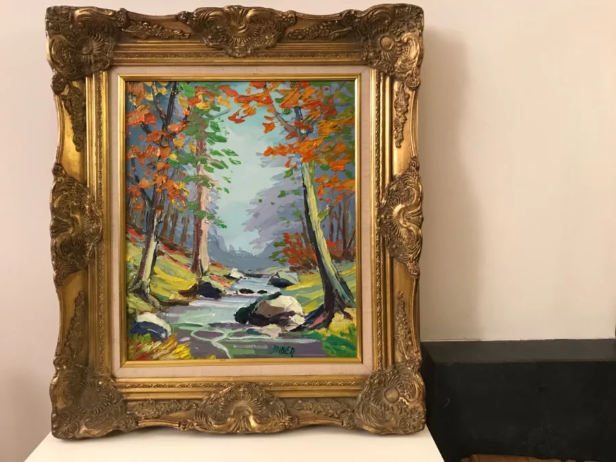 OLIO SU TELA firmato DHIVERS