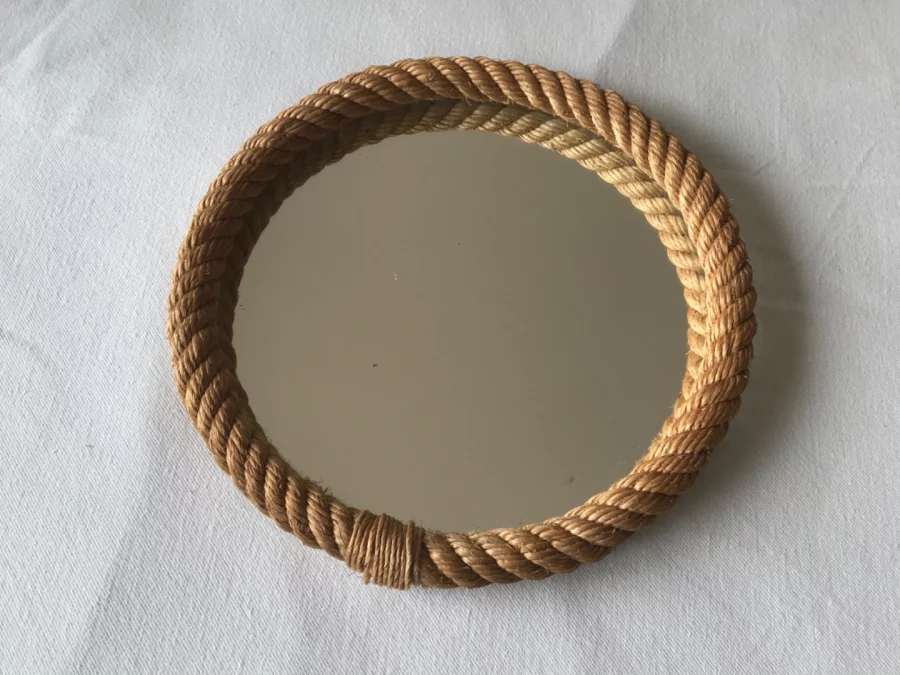 SPECCHIO CON CORNICE IN CORDA