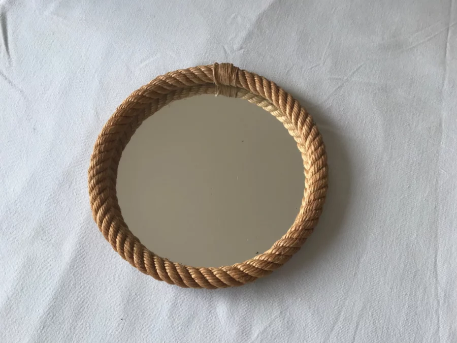 SPECCHIO CON CORNICE IN CORDA