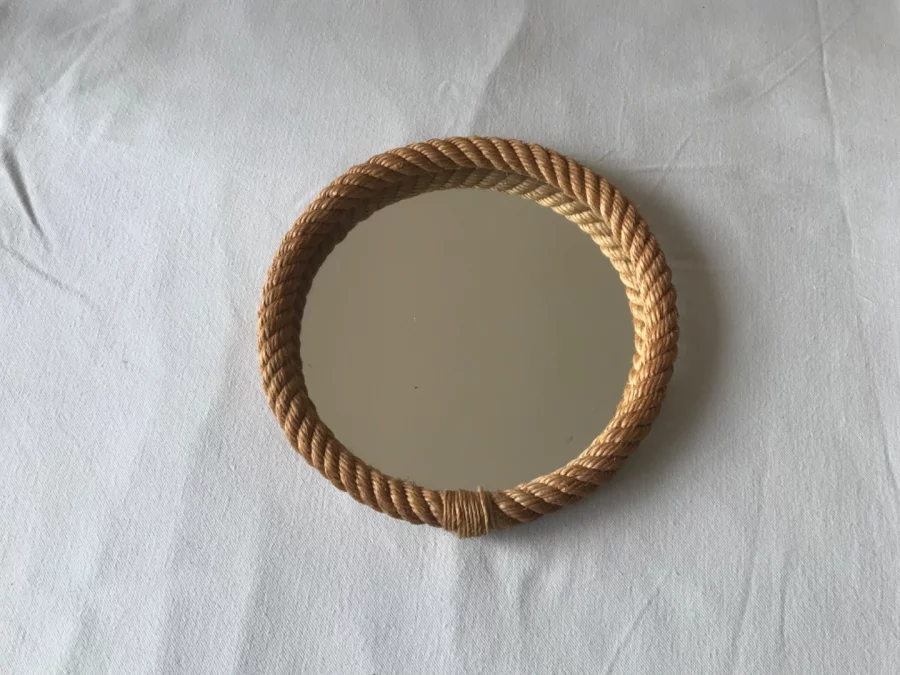 SPECCHIO CON CORNICE IN CORDA