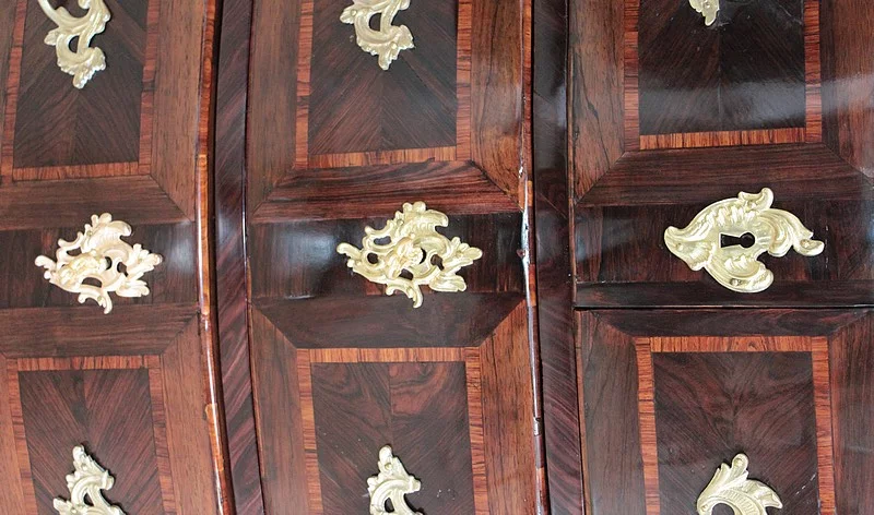 PERÍODO DE TRANSICIÓN FRANCÉS COFRE DE CAJONES