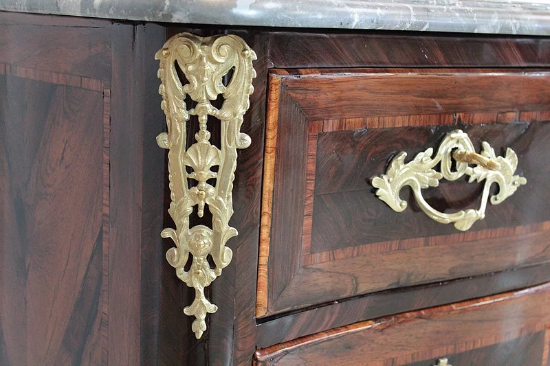 PERÍODO DE TRANSICIÓN FRANCÉS COFRE DE CAJONES