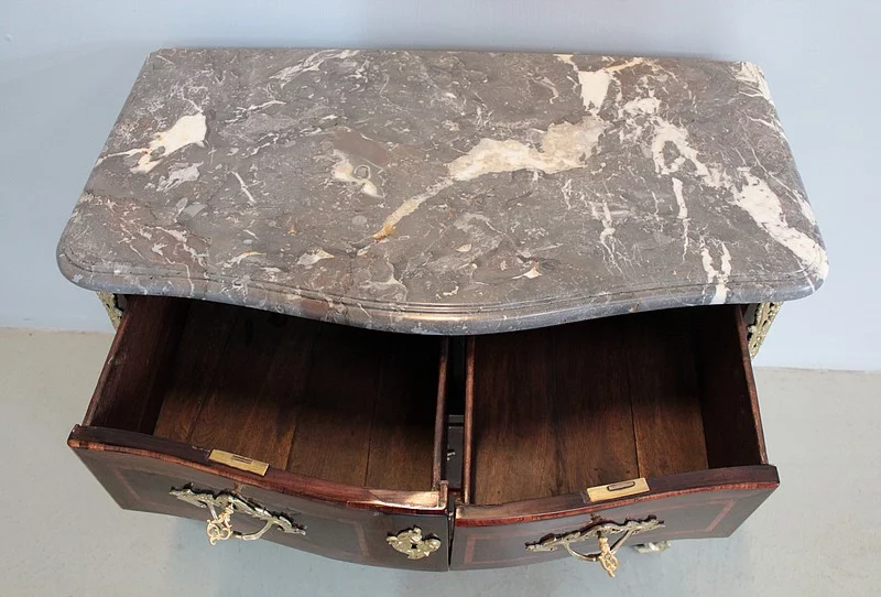 PERÍODO DE TRANSICIÓN FRANCÉS COFRE DE CAJONES