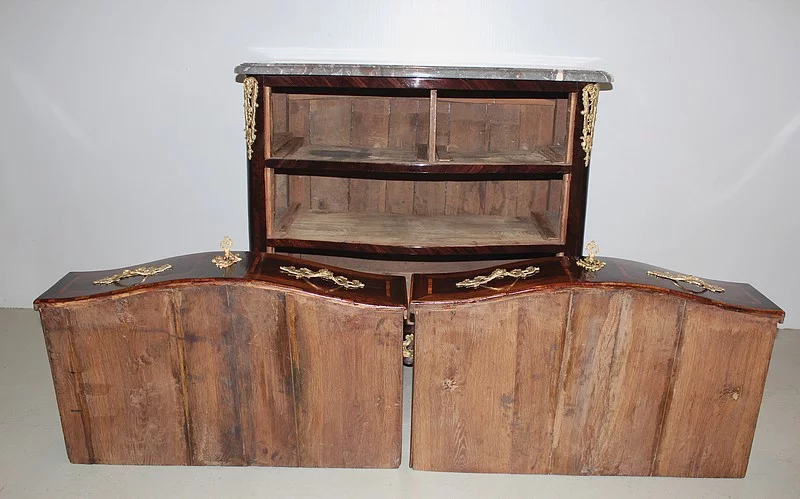 PERÍODO DE TRANSICIÓN FRANCÉS COFRE DE CAJONES