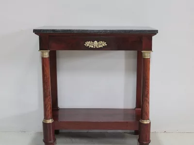 Console EMPIRE en Acajou XIXe