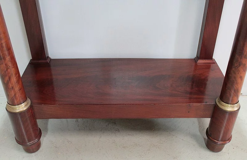 Console EMPIRE en Acajou XIXe