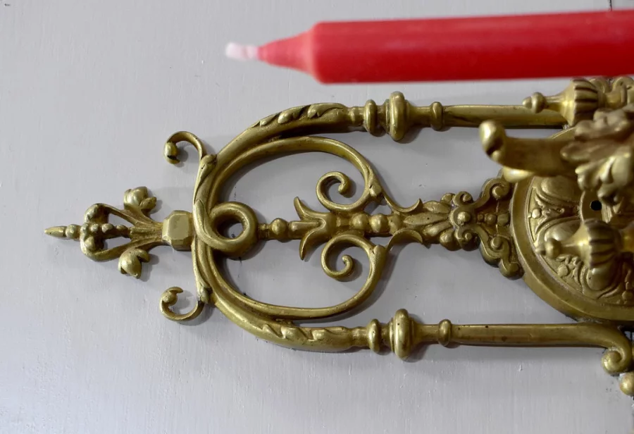 Paire d'appliques en bronze - XIXème